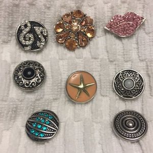 Set of cute snaps for snap jewelry